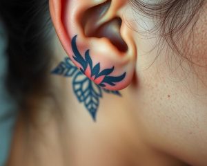 Tatuaż za uchem – symbolika, popularne wzory i pielęgnacja